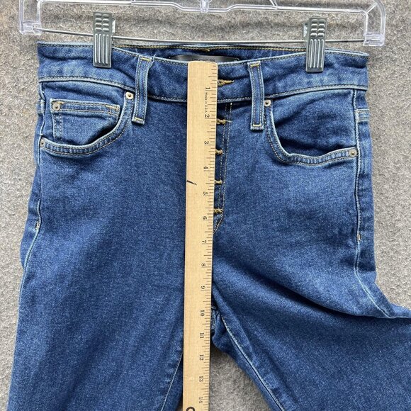 Joes Jeans The Callie Jeans Womens 24 Blue Cropped Boot Button Fly Lightwash - Picture 5 of 15